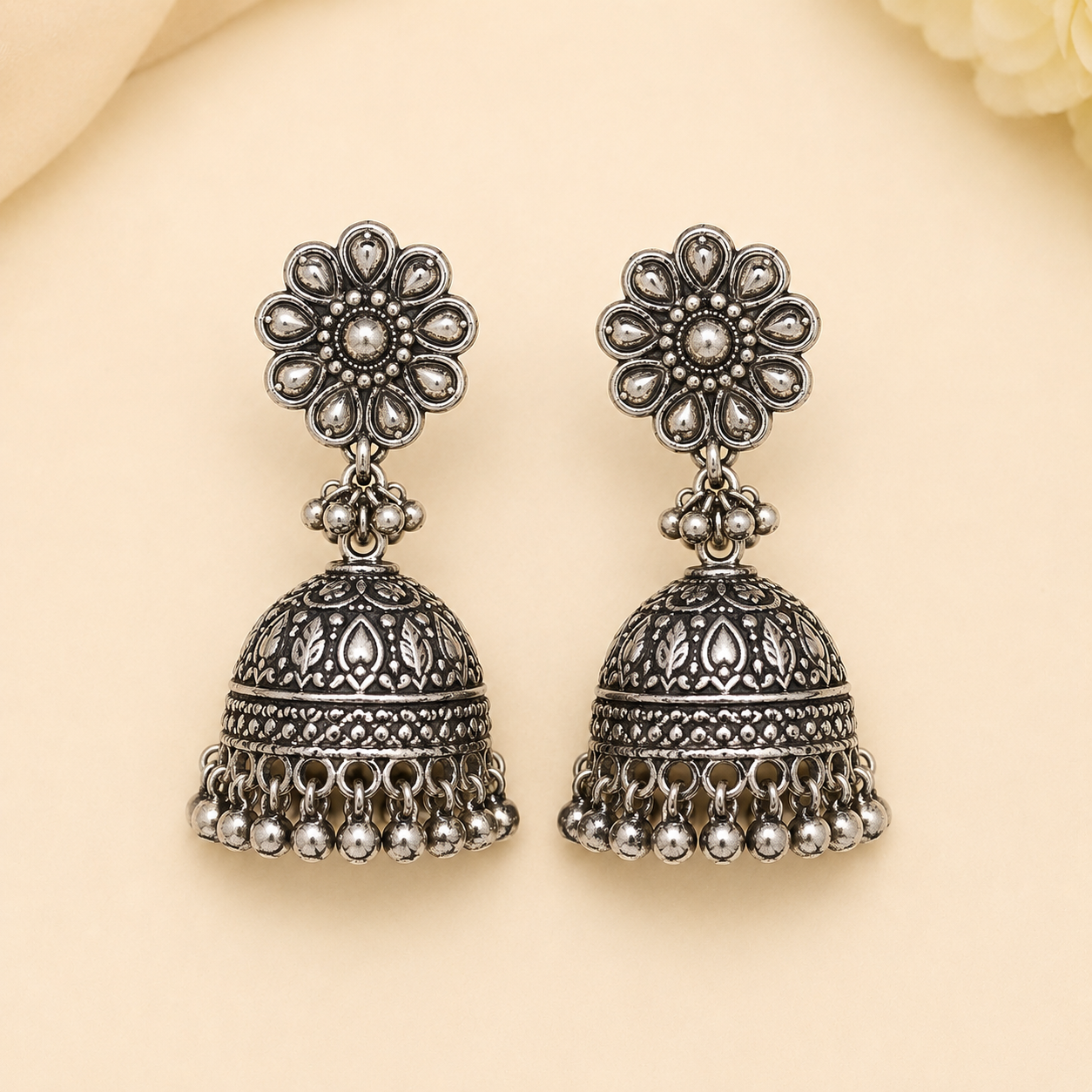 Polki Earrings Set