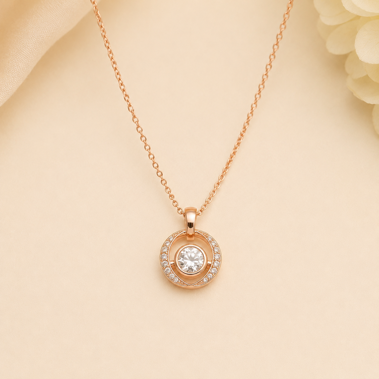 Rose Gold Chain Pendant